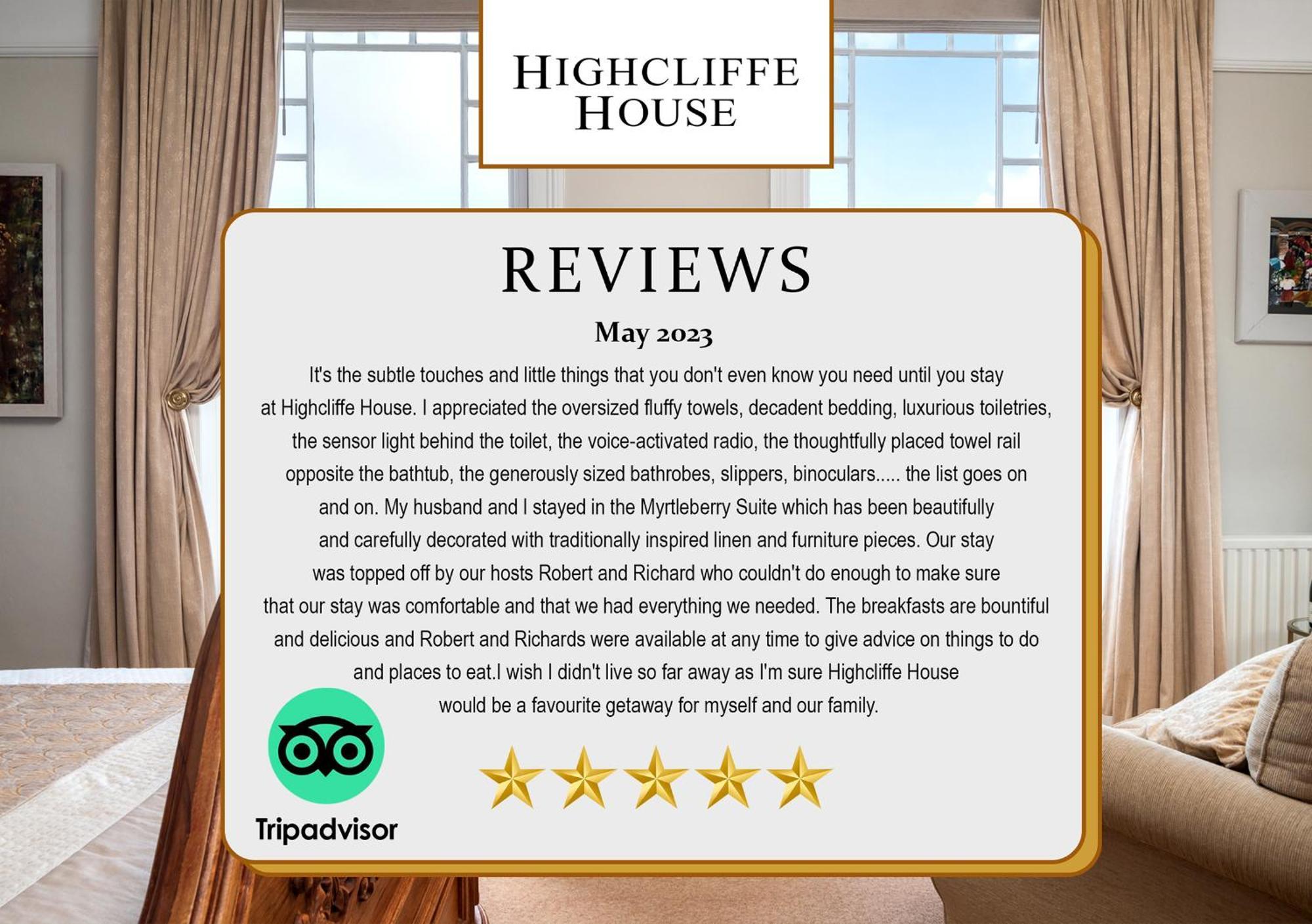 Bed and Breakfast Highcliffe House Lynton Exterior foto